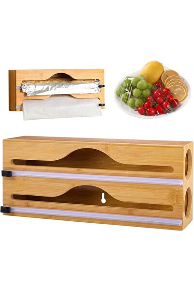 zola Suport folie alimentara, 2 spatii, taiere precisa, montare perete sau se...