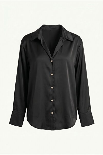 NOTHING Ženska lagana, lepršava satenska košulja RU-2020