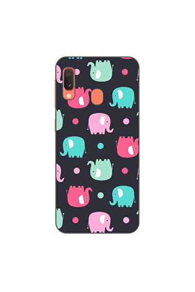 OEM Husa compatibila cu Samsung Galaxy A20e Silicon Gel Tpu Model Pattern Ele...