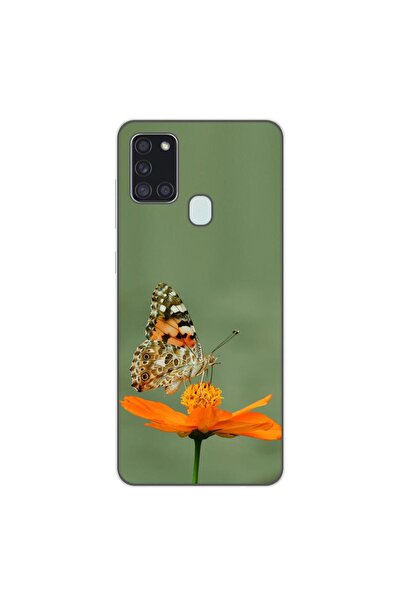 OEM Husa compatibila cu Samsung Galaxy A21s Silicon Gel Tpu Model Fluture