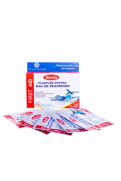 NARCIS Plasturi pentru Rau de Transport Narcis, 10 buc