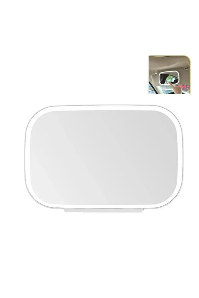 OEM Oglinda cosmetica auto, LED, 3 moduri, montare pe parasolar, touchscreen,...