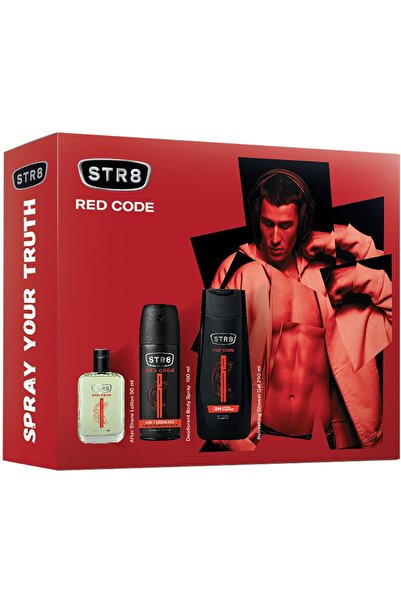 str8 Set cadou bărbați Red Code – Gel de duș 250 ml + Deodorant spray 150 ml ...