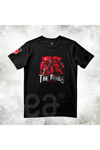 Crea Eymer Wear Börü turski konj - T-shirt od pamuka sa okruglim izrezom, crna