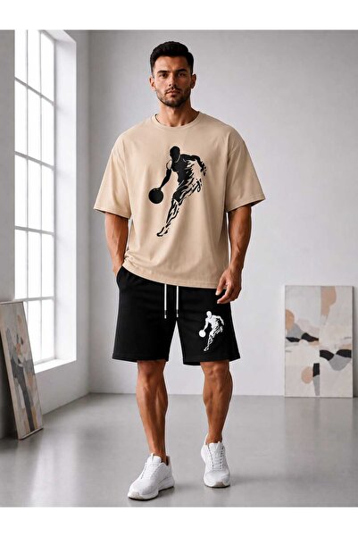 LOTS MODA Basket Pro T-Shirt and Shorts Set 🏀