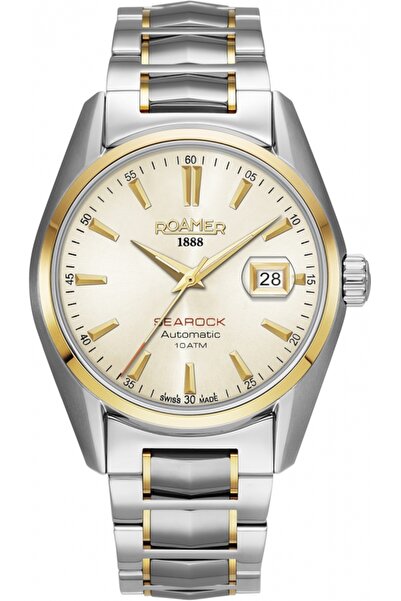 Roamer Ceas bărbătesc 210665 49 25 20 — auriu, clasic, potrivit pentru înot