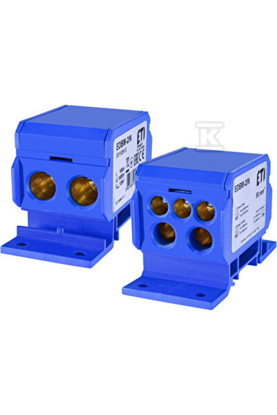 ETI Polam Bloc de distribuție 160A 690V TH35 EDBM-2/N 001102412
