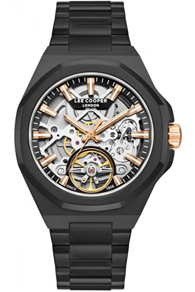 Lee Cooper Ceas de modă pentru bărbați LC08368.650 — negru