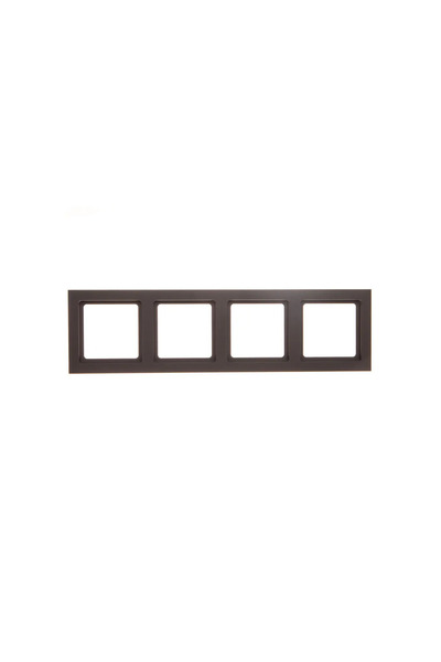hager Berker Cadru cvadruplu Q.3 universal antracit/catifea (10146096)