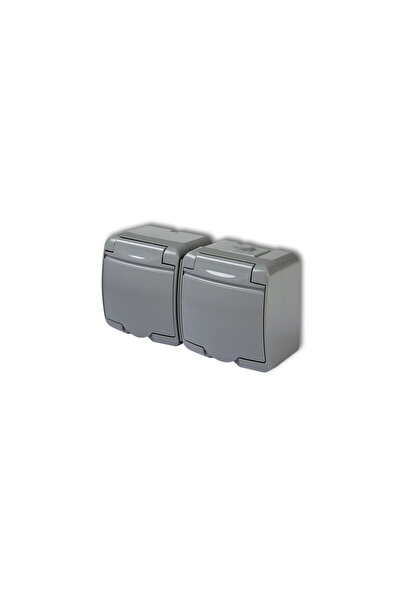 KARLIK Slot dublu Junior cu Flip Grey (10GHE-2)