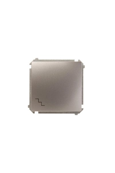Kontakt-Simon Conector de scară Simon Basic unic 10AX 250V oțel inoxidabil (B...