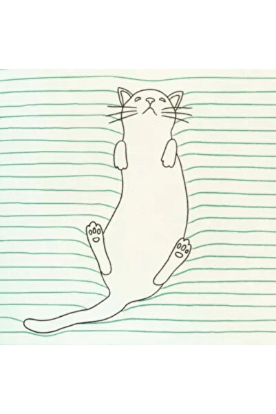 Santoro Caiet Mic - Feline Fine (Verde)
