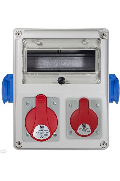 PAWBOL Întrerupător R-BOX 240 8S 1x16/5.1x32/5.2x230V fereastră goală B.1810