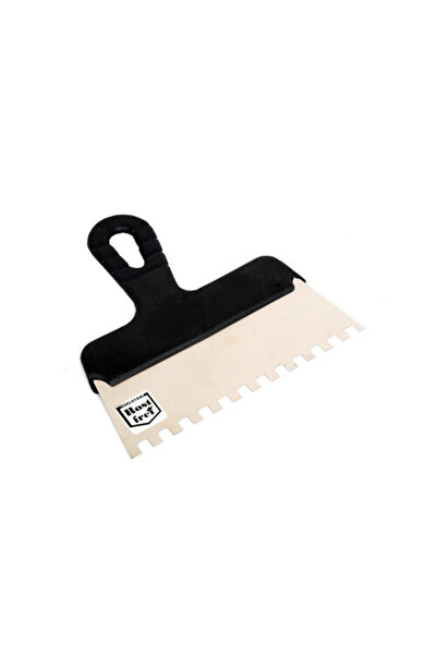EPM Mistrie pentru tencuit, EPM, Inox/Plastic, 200mm, Dinti 6x6mm, Argintiu/N...