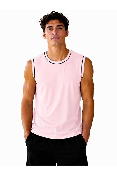 Kuraff Giyim Men's Daily Comfort Sleeveless Basic T-Shirt