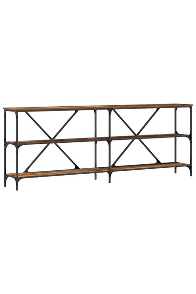 vidaxl Masă de consolă Lemn vechi 200 x 30 x 75 cm Lemn compozit