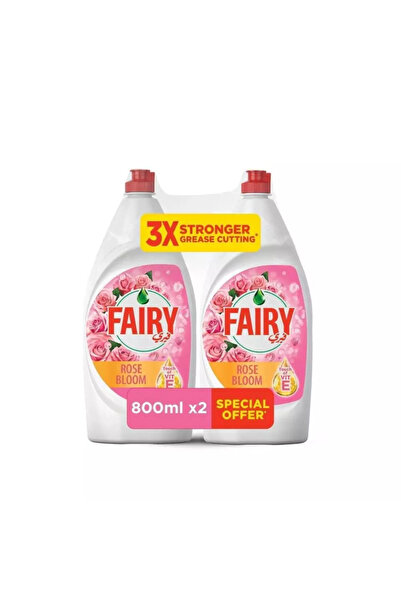 Fairy Liquid Dish Wash With Rose Bloom Fragrance- 2X800ml