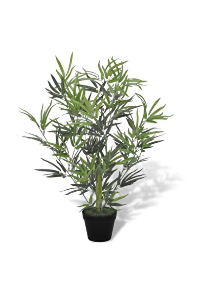 vidaxl Bambus artificial cu ghiveci, 80 cm