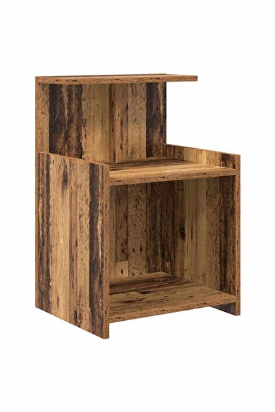 vidaxl Dulap de noapte Lemn vechi 40 x 35 x 60 cm Lemn compozit