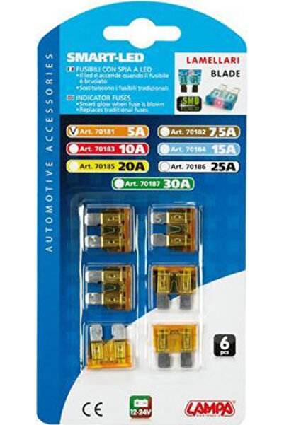 Lampa Ασφάλειες με Έξυπνη Ένδειξη LED 12/32 V 5 A