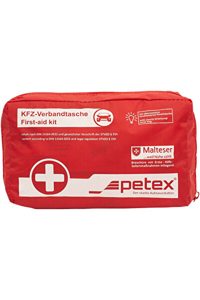 PETEX Τσάντα Πρώτων Βοηθειών Αυτοκινήτου με Εξοπλισμό