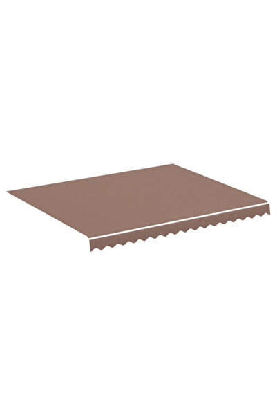 vidaxl Material de înlocuire pentru copertină, maro, 3 x 2.5 m