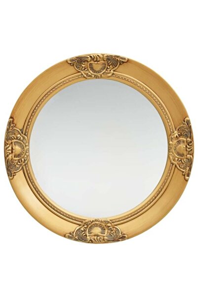 vidaxl Oglindă de perete în stil baroc, aurie, 50 cm