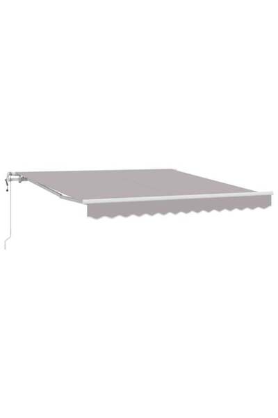 vidaxl Copertină retractabilă electrică gri deschis 300 x 250 cm