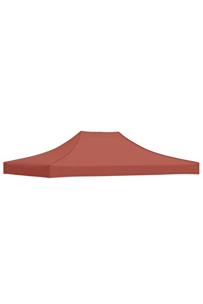 vidaxl Acoperiș cort de petrecere, roșu cărămiziu, 4,5 x 3 m, 270 g/m²