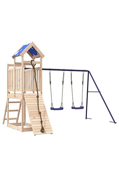 vidaxl Set de joacă pentru exterior, din lemn masiv de pin