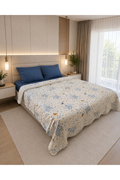 Nilyso Home %100 Pamuk Çift Kişilik Pike Takımı 200x230 cm – Lastikli Çarşafl...