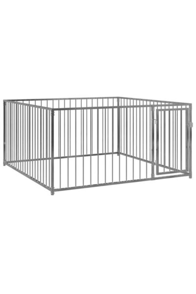 vidaxl Cușcă de exterior pentru câini, 200 x 200 x 100 cm