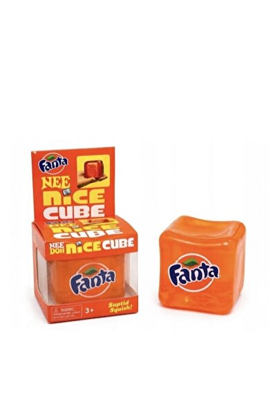 MASHASHOP Jucărie squishy antistres, Schylling NeeDoh Nice Cube, portocaliu, ...