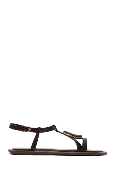 Derimod Women's Brown Stone Sandals 26Sfe452514