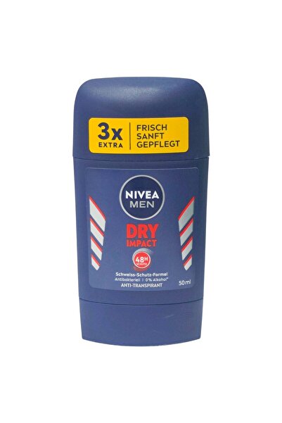 NIVEA Антиперспирант стик, Nivea, 50 ml Men Dry Impact