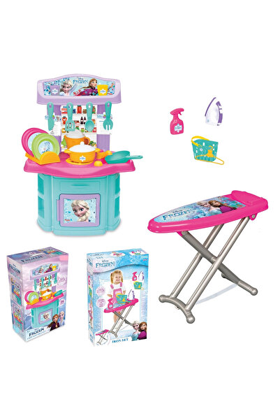 ByCaretta Ice Land Chef Kitchen Set and Ironing Set Household Set
