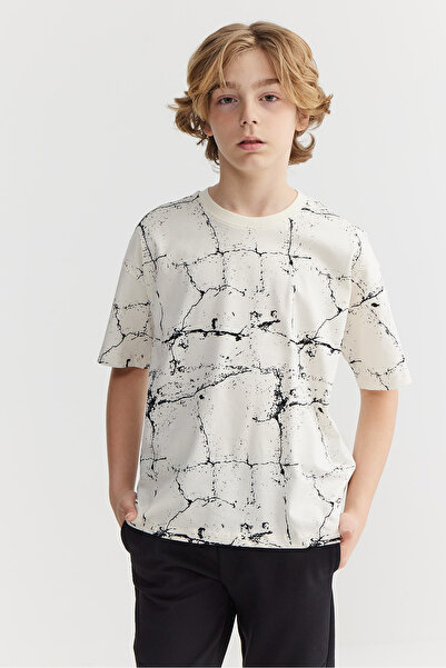 PAULMARK Boy's patterned basic t-shirt