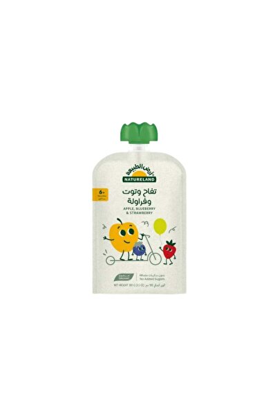 natureland مهروس فواكه للأطفال 100 جرام أرض الطبيعة Fruit Puree