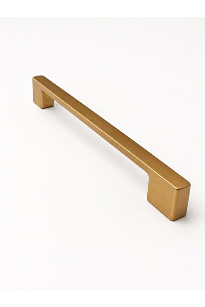 GOLDKULP A Kalite-Mat Altın İnce Köprü Mobilya Kulpu 160mm-192mm-Mutfak Dolap...
