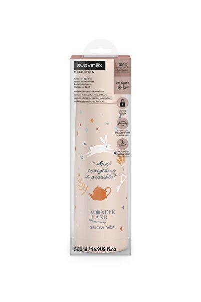 Suavinex Termos alimentar Wonder, 400 ml, roz,