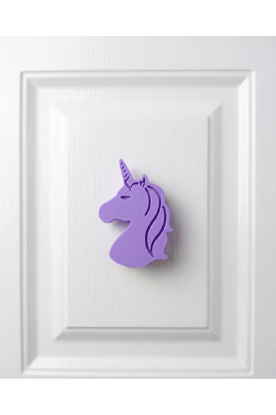 Baylin3D Unicorn Görünümlü Dolap Cekmece Kulpu - Cocuk Odası, Modern , Dayanı...
