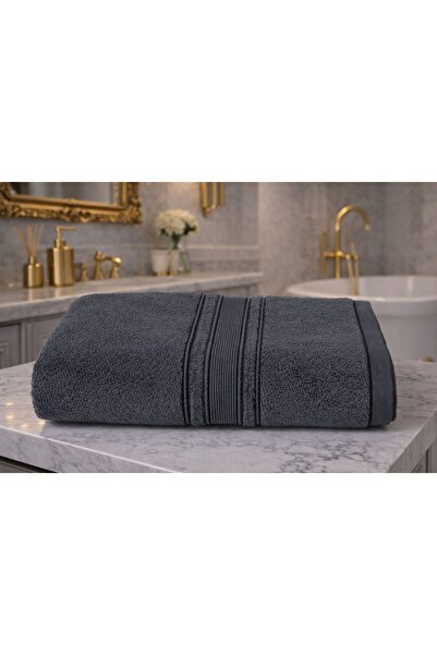 Domingo Prosop de baie din bumbac 50x90cm 600g/mp gri zero twist