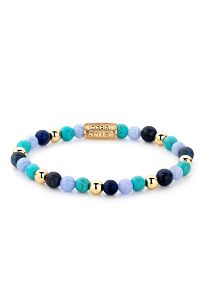 Rebel & Rose Βραχιόλι Winter Blues RR-60043-G-S γυναικείο