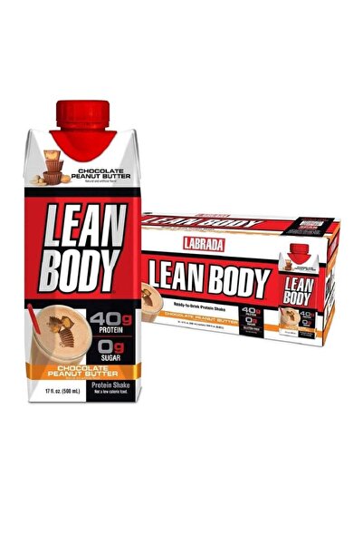 Labrada Lean Body Ready To Drink Protein Shake- Chocolate Peanut Butter - Pac...