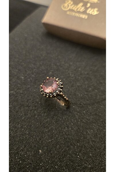 BULU'US ACCESSORIES Bulu'us Zultanit Taşlı Bronz Yüzük – Işığa Göre Renk Deği...