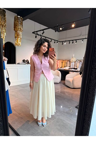 BÜŞRA PERKER Natural Skirt
