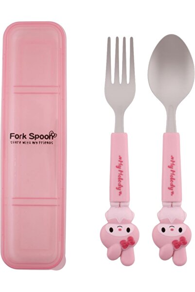 Generic Stainless Steel Cutlery Set for Lunch Box – Kids Cutlery Set with Cas...