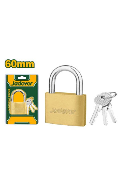 Jadever قفل 60مم نحاس