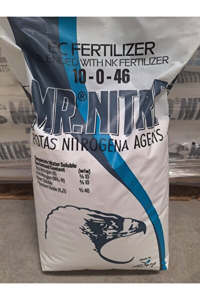 diğer0101 MR. NITRE 10-0-46 NK Gübresi 25 Kg Suda Çözünebilir Potasyumlu Gübre