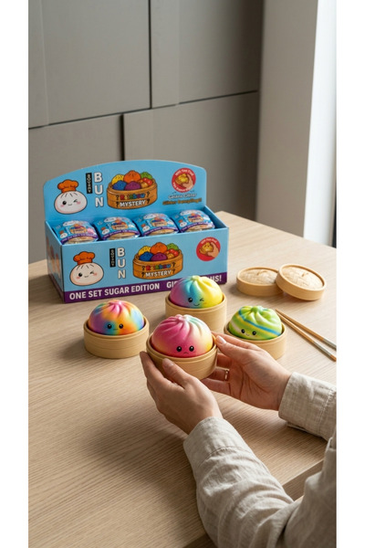 Fusion FusionKids Set 2 jucarii Squishy Dumpling Gălușcă (Baozi) — antistres ...